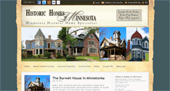 Desktop Screenshot of historichomesofminnesota.com